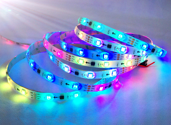 WS2818C 24V 30燈 全彩斷點續傳 LED全彩燈帶幻彩燈帶